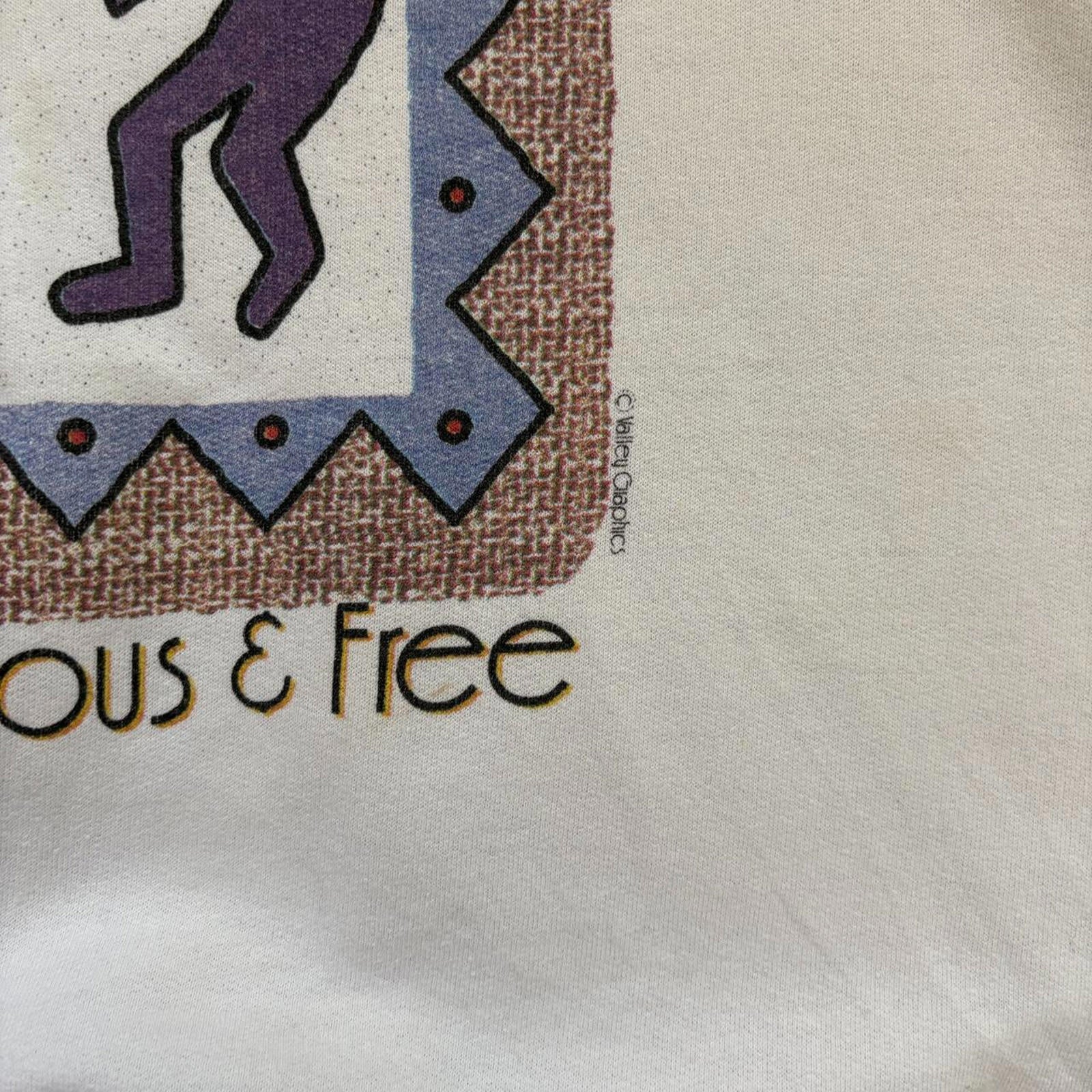 90s Valley Graphics Print Sweatshirt / XL