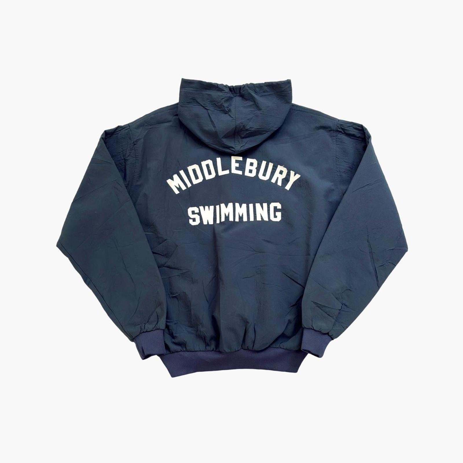 80s Middlebury College Hooded Windbreaker