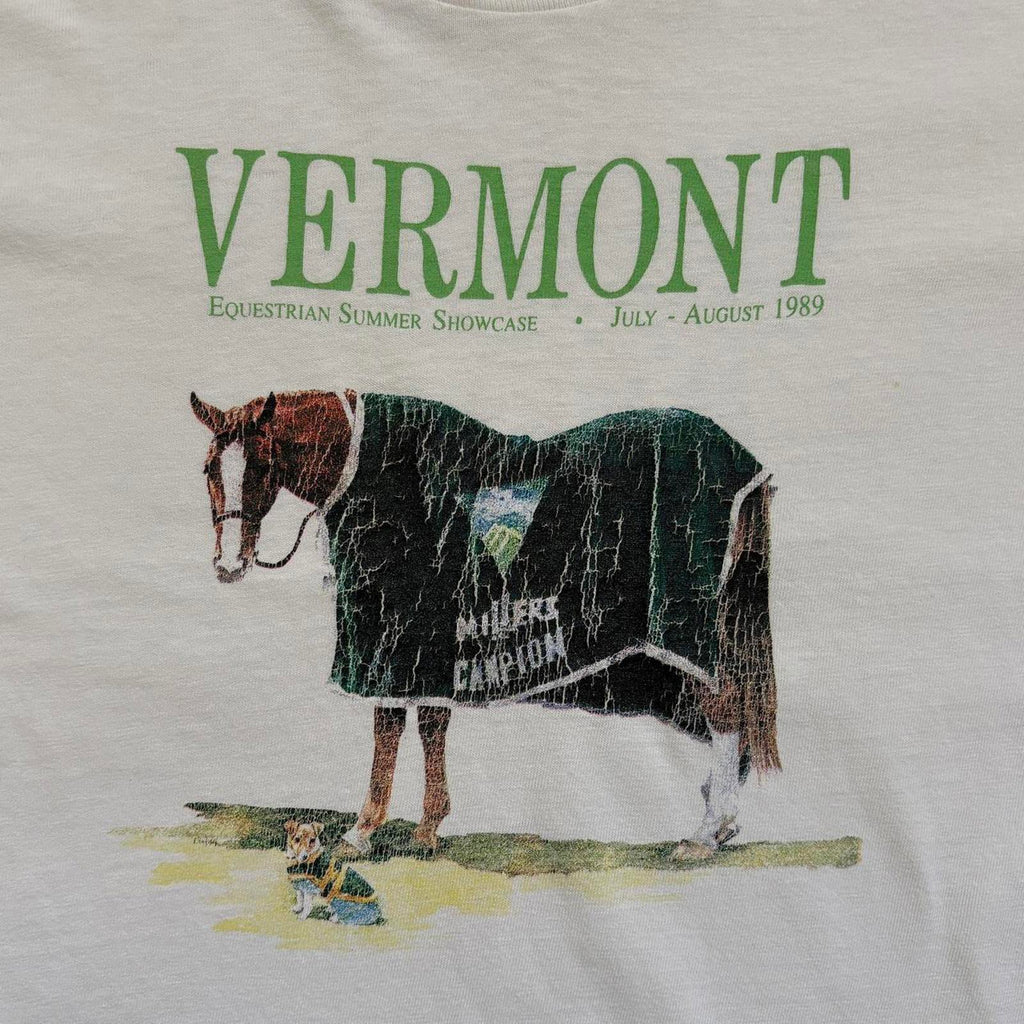 Vintage 1989 Vermont Equestrian T-Shirt