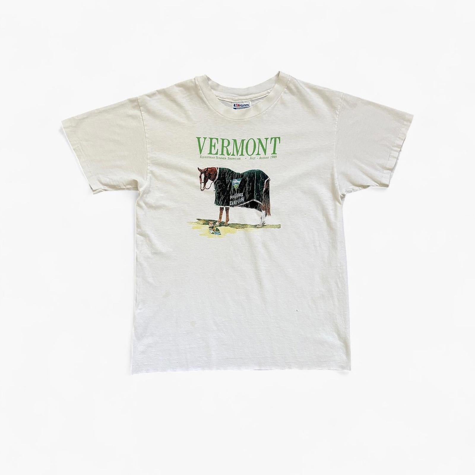 Vintage 1989 Vermont Equestrian T-Shirt