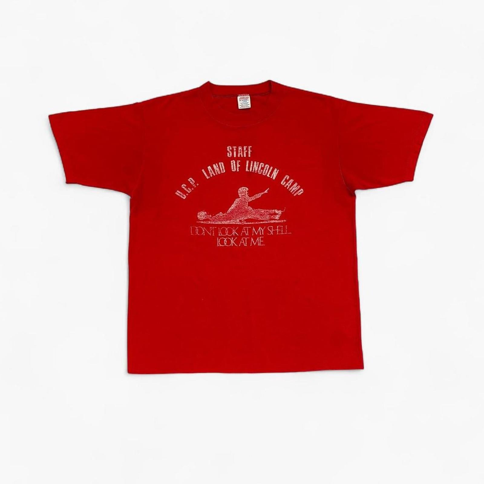 Vintage 1980’s Jerzees Lincoln Camp Single Stitch T-Shirt