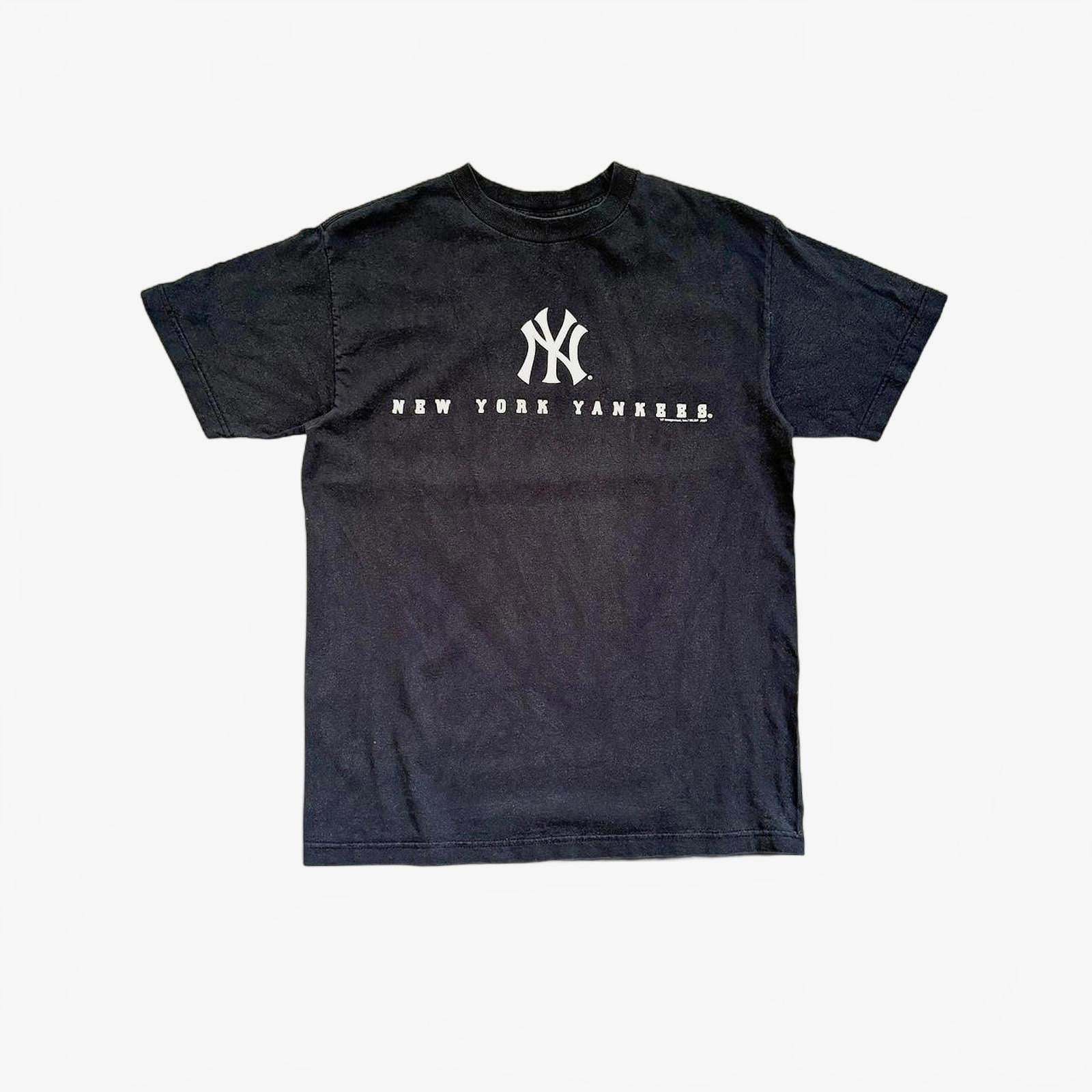 2007 New York Yankees Script Logo T-Shirt / M