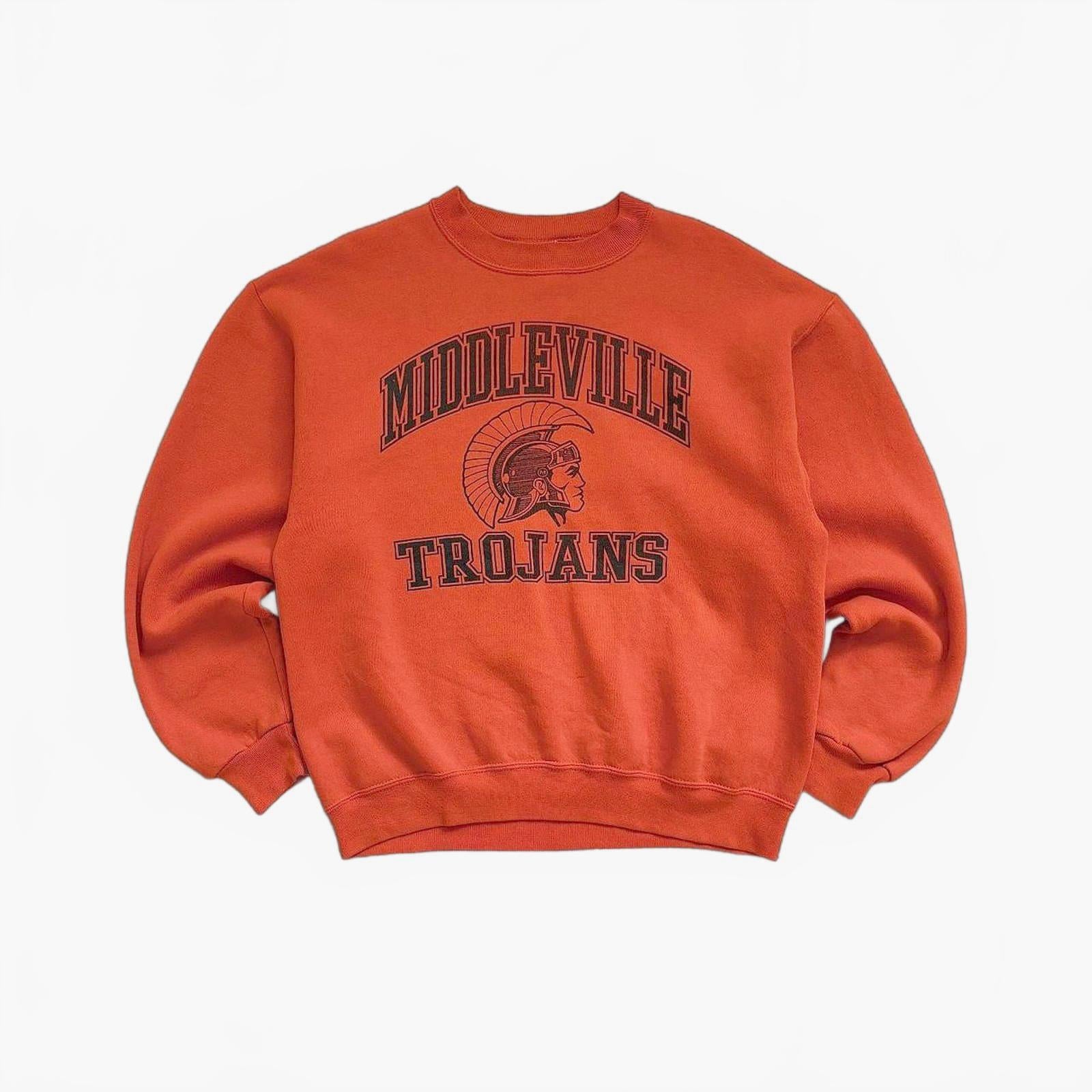 90s Middleville Trojans Sweatshirt / S