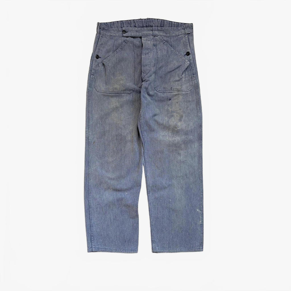 80s Sanforized Swiss Workwear Trousers / W36