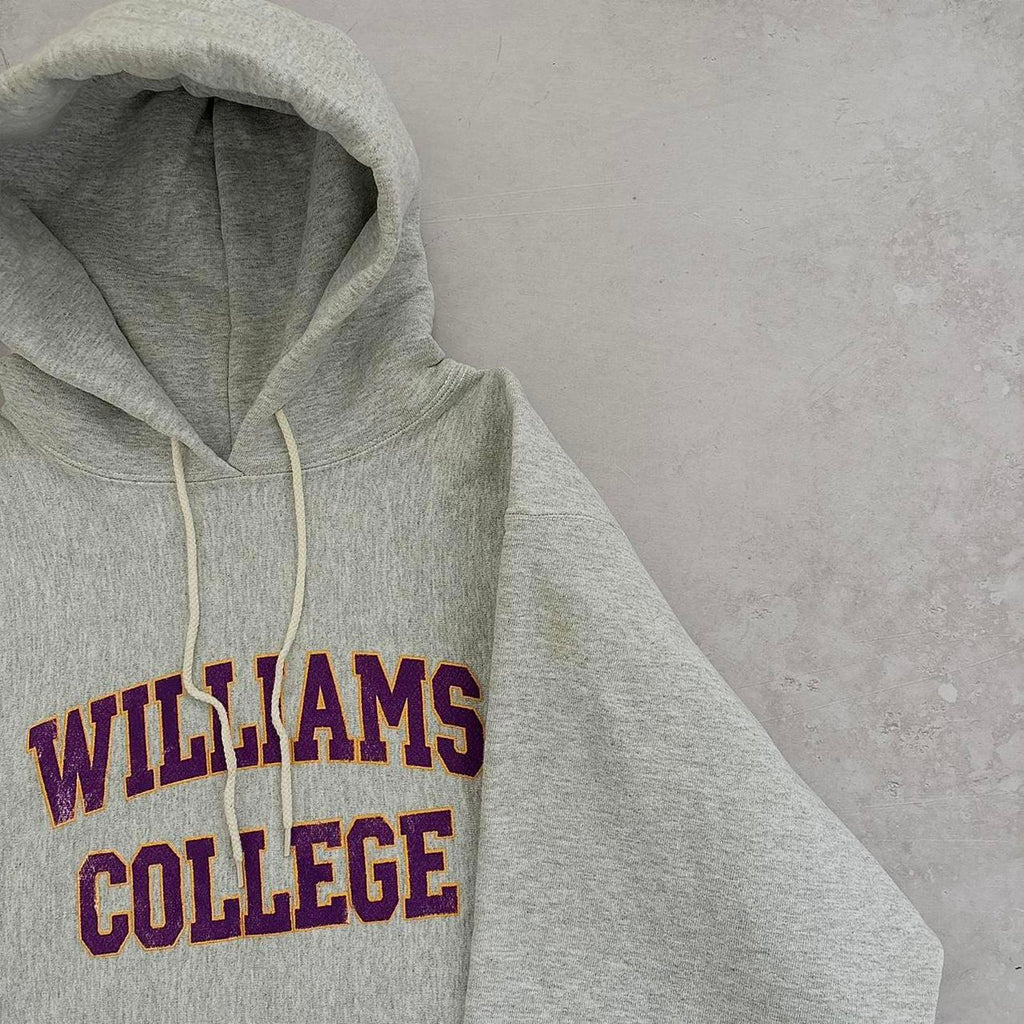 90s Reverse Weave College Hoodie / M