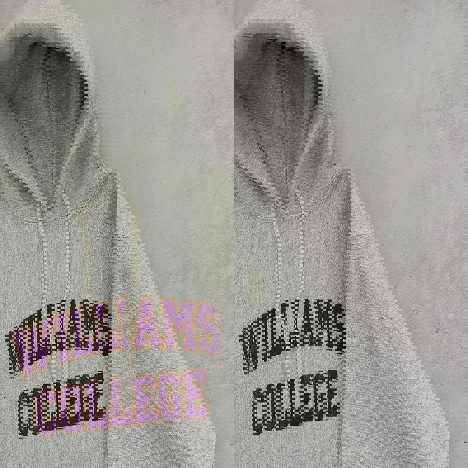 90s Reverse Weave College Hoodie / M