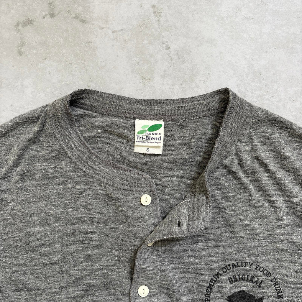 Japanese Tri Blend Henley T-Shirt / S