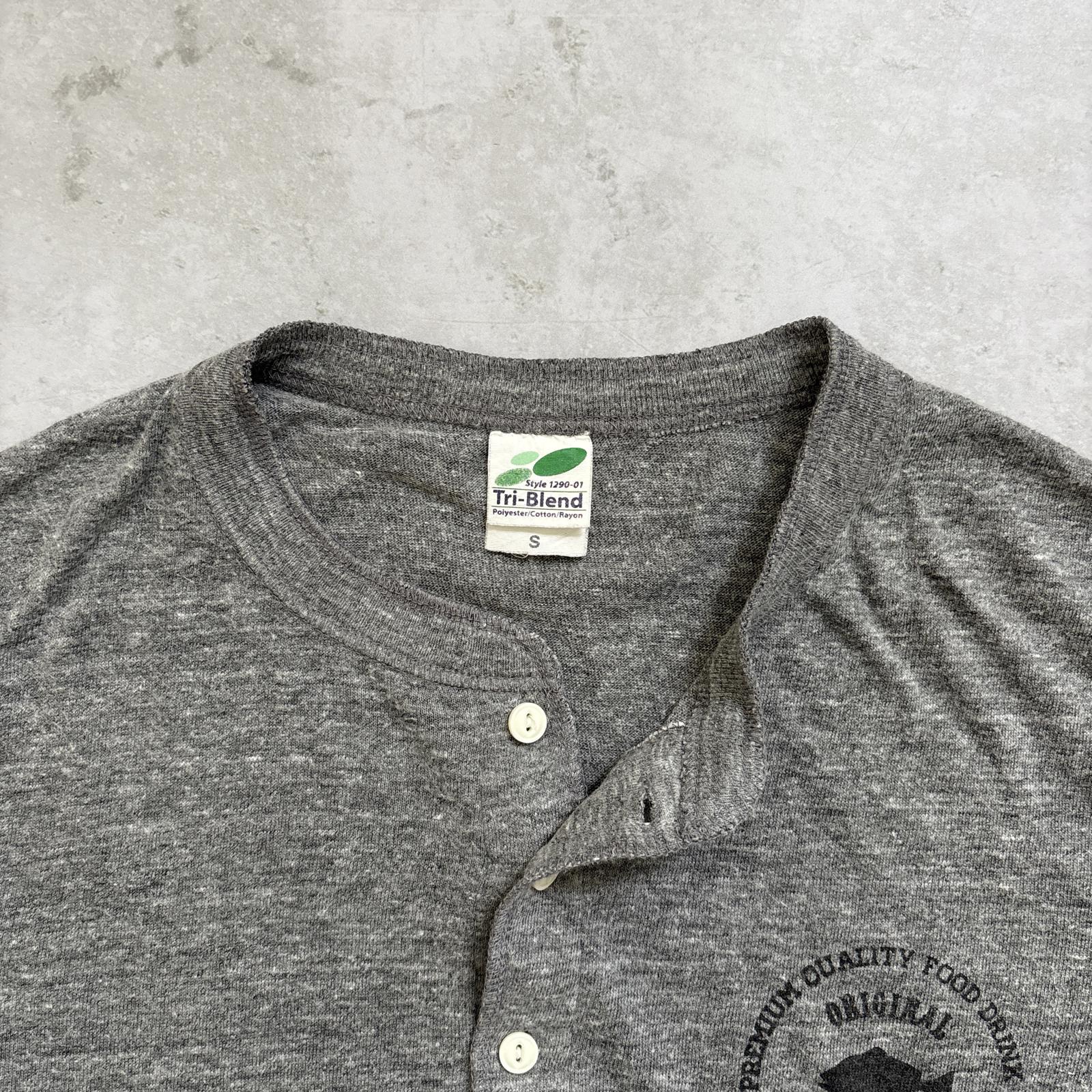 Japanese Tri Blend Henley T-Shirt / S