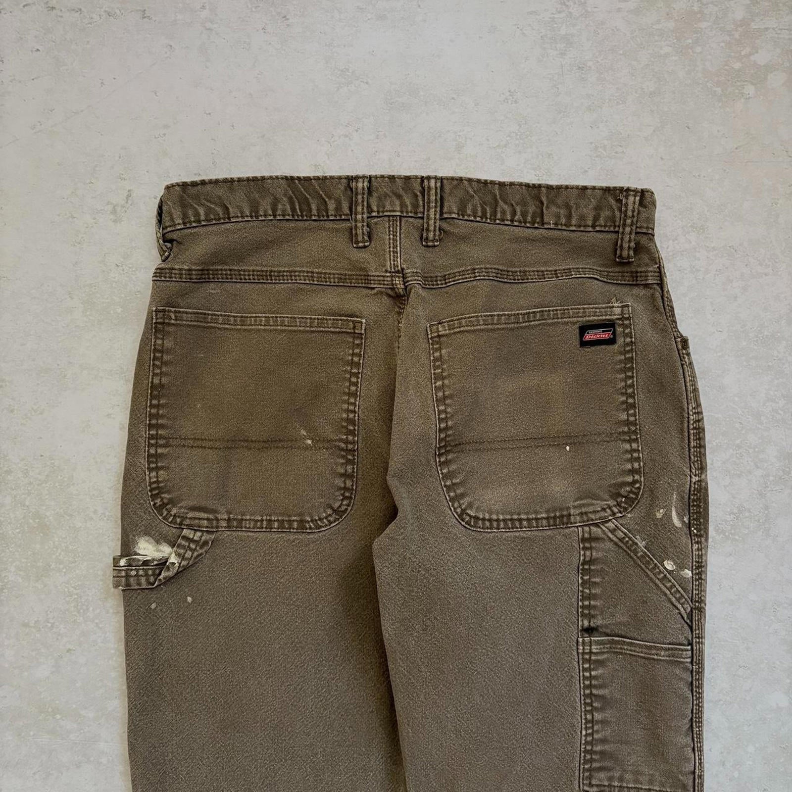 Thrashed Relaxed Fit Dickies Carpenter Trousers / W32