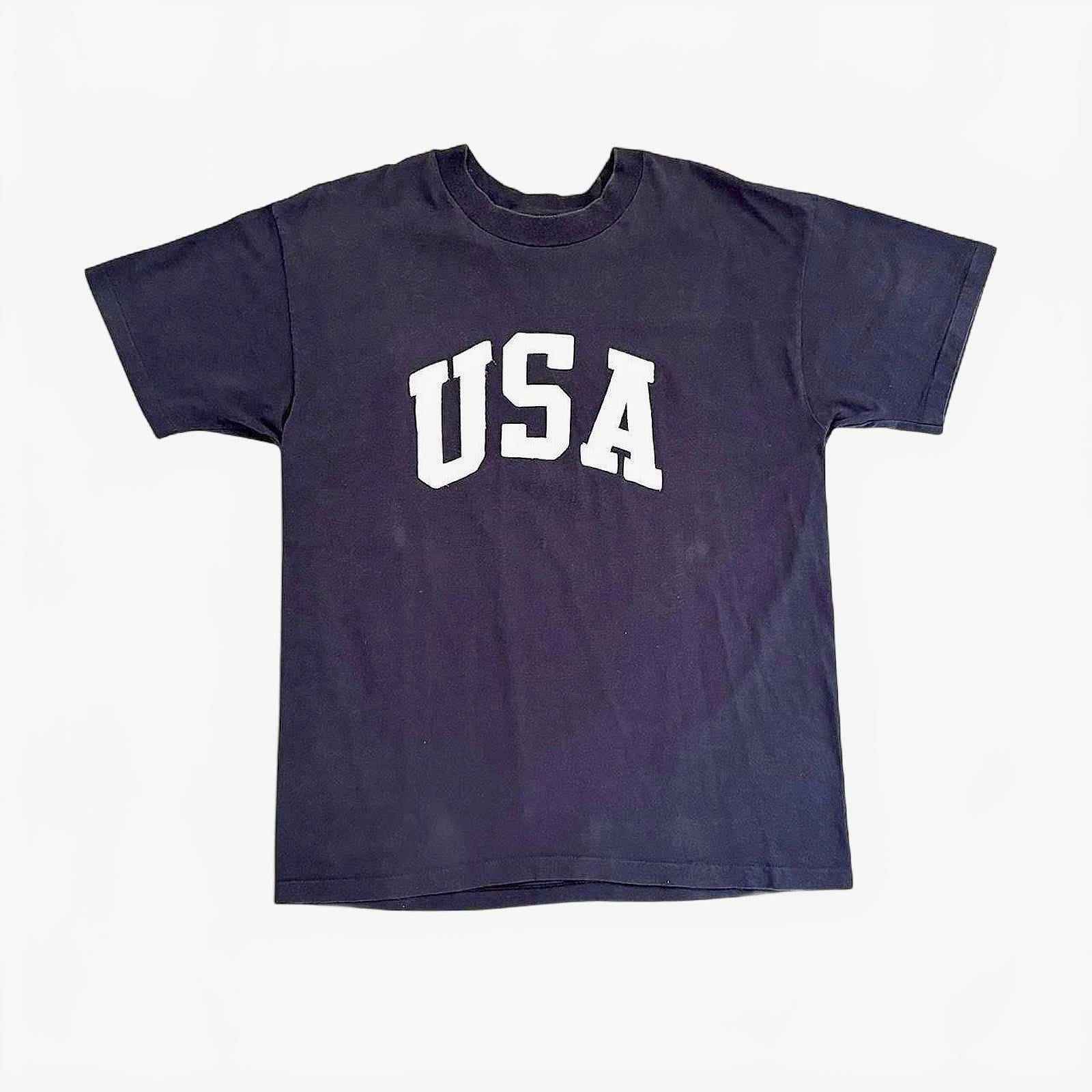 90s USA Spellout Tee / XL