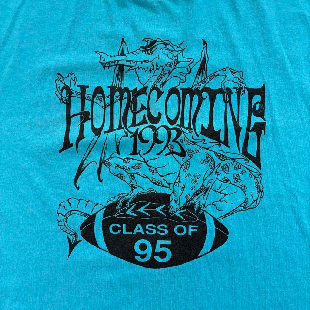 90s Homecoming High School Football Single Stitch T-Shirt / XL