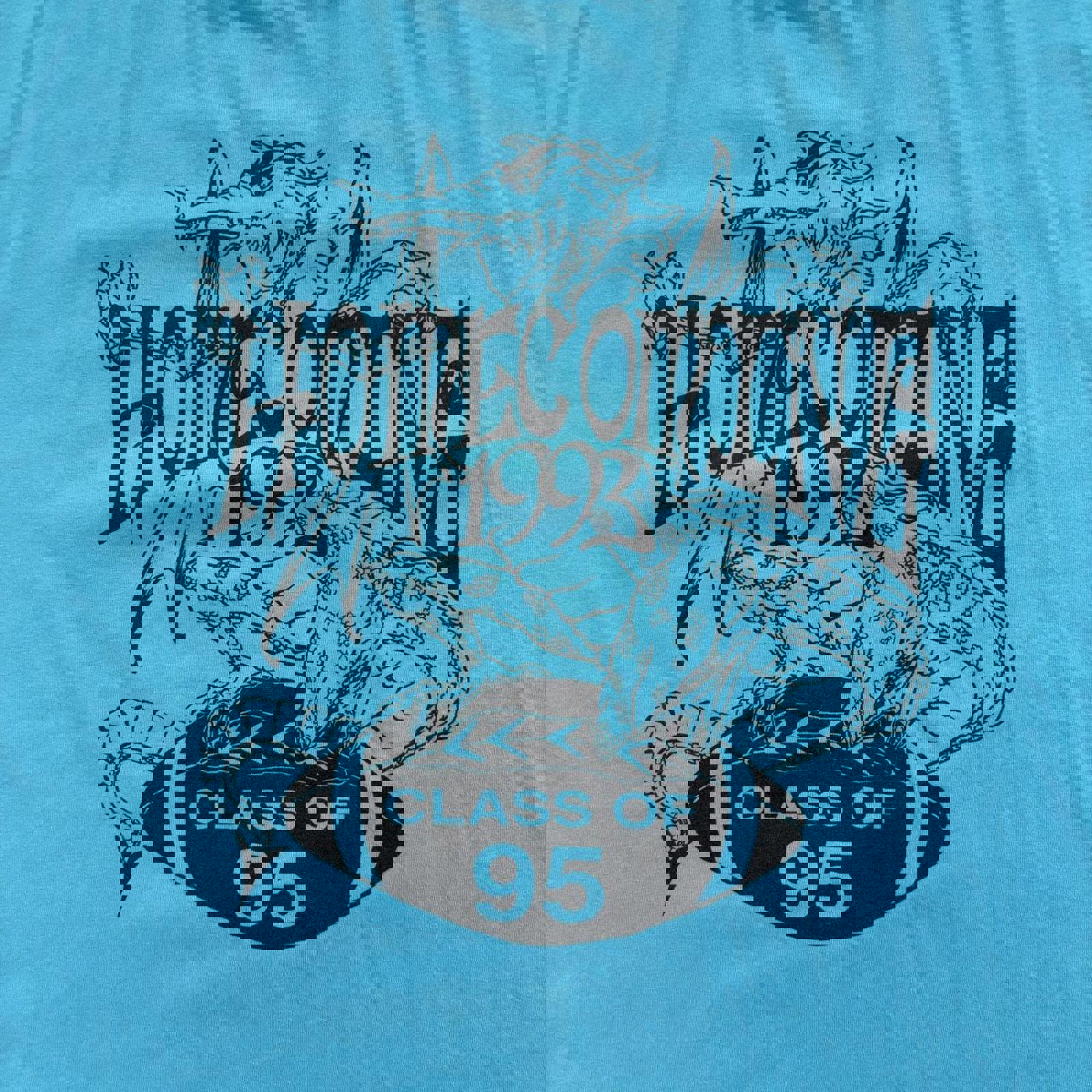 90s Homecoming High School Football Single Stitch T-Shirt / XL