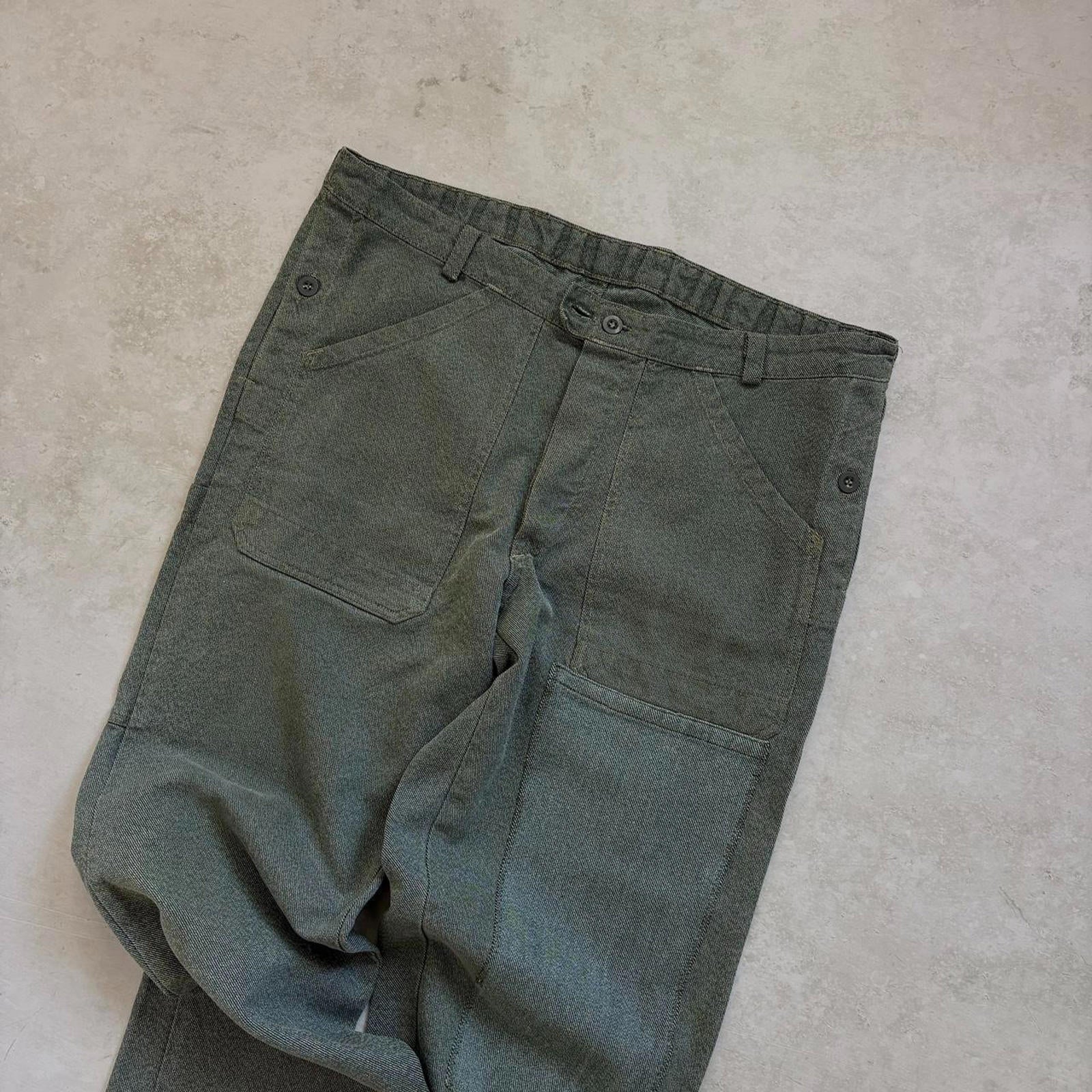 90s Repaired Sanforized Swiss Workwear Trousers / W38
