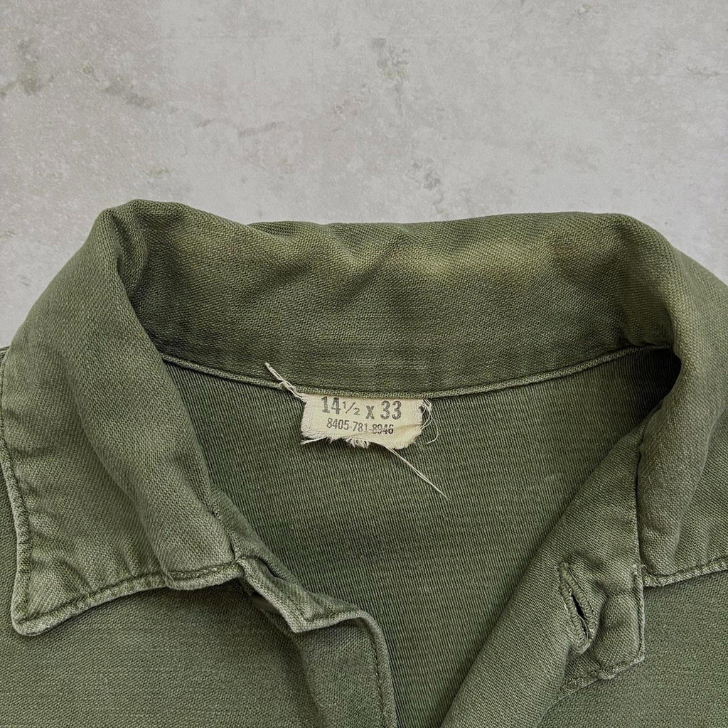 60s OG Sateen US Navy Shirt / S