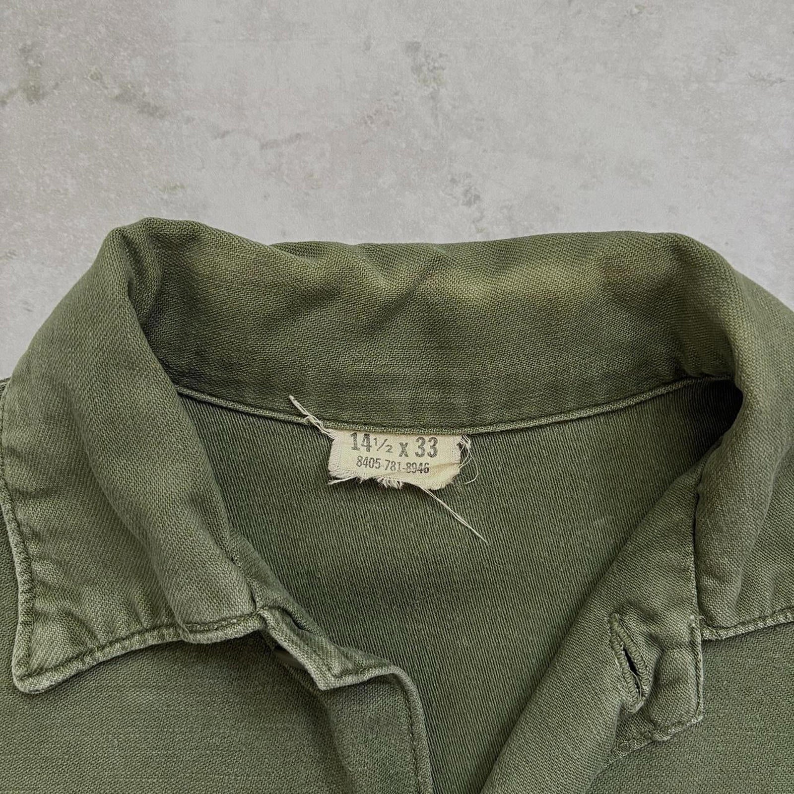 60s OG Sateen US Navy Shirt / S