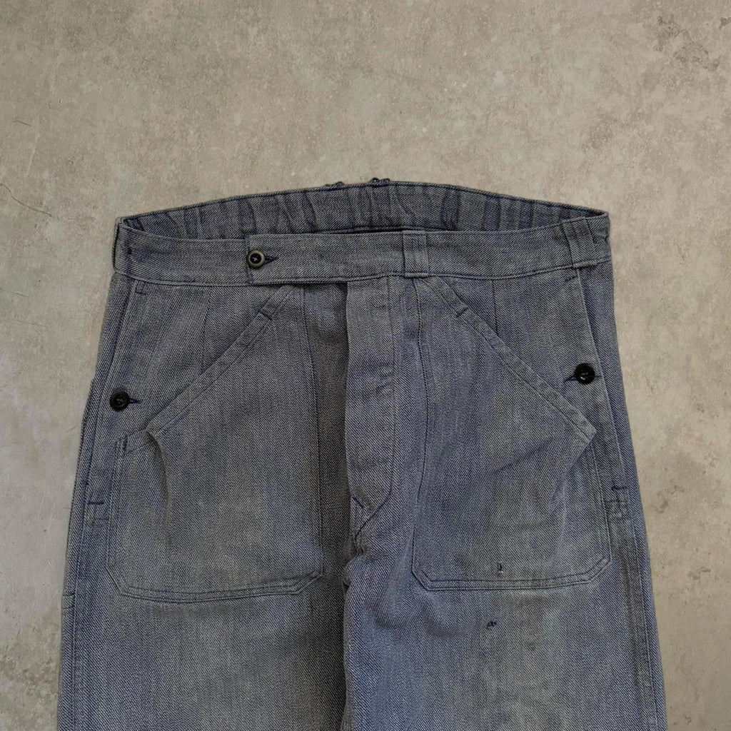 80s Sanforized Swiss Workwear Trousers / W36