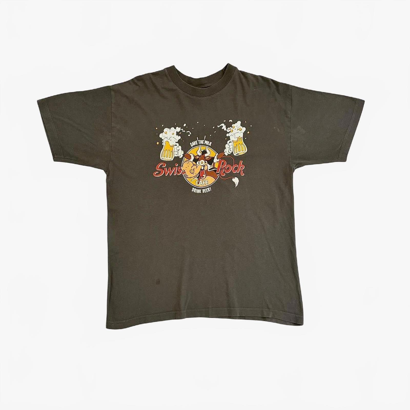 90s Swiss Rock Cafe Tee / M