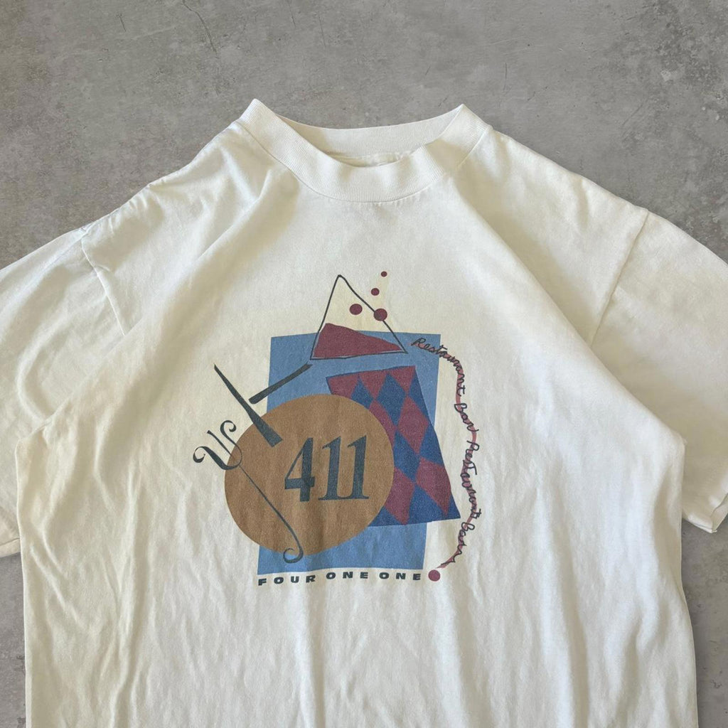 Vintage 411 Restaurant Graphic T-Shirt