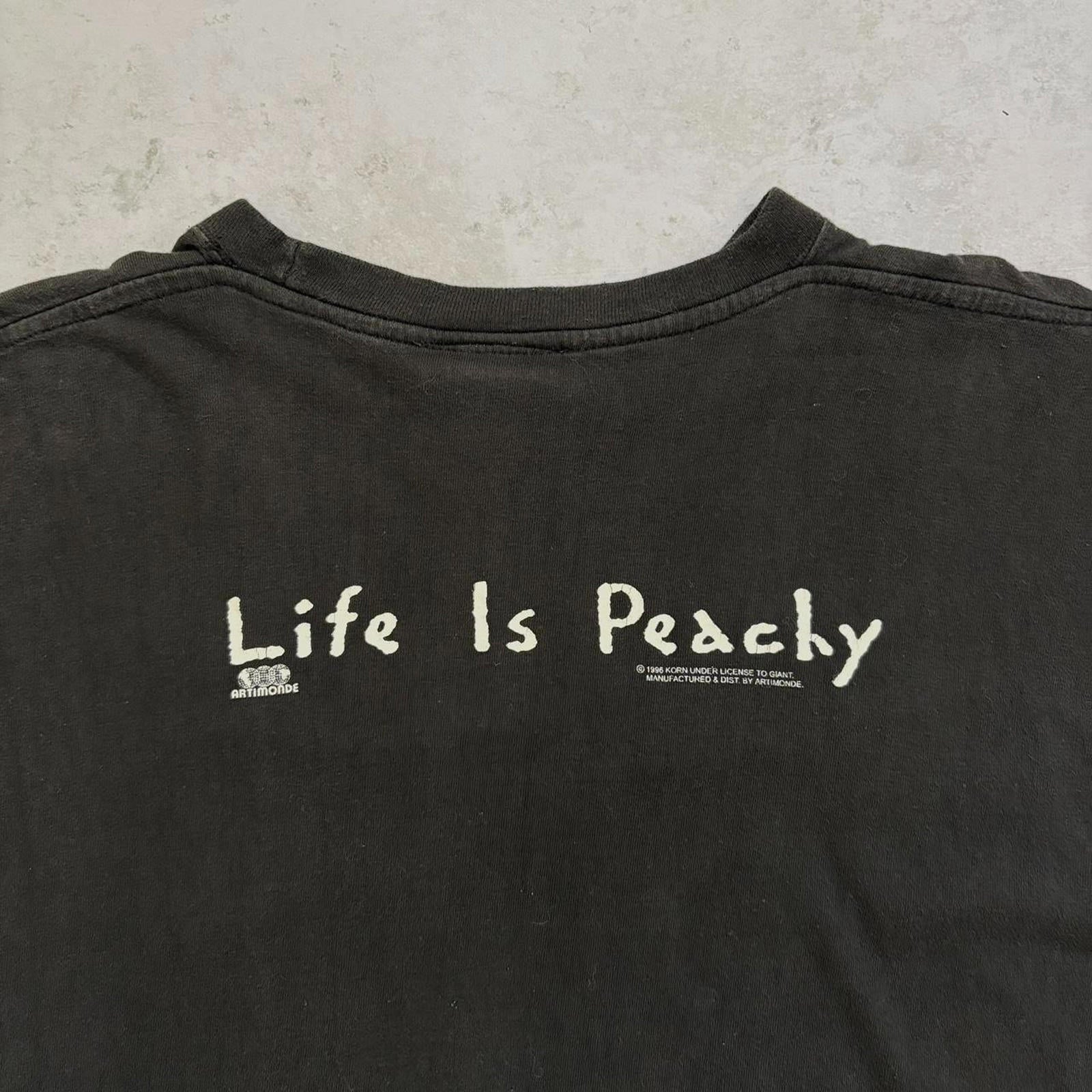 1996 Korn 'Life is Peachy' Tour T-Shirt / L