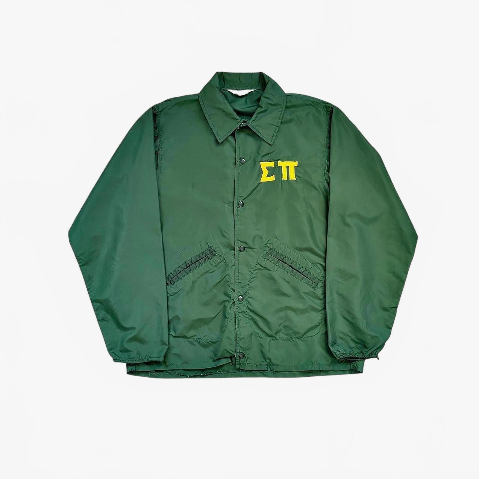 60s Oliver Bro's USA Fraternity Coach Jacket / L