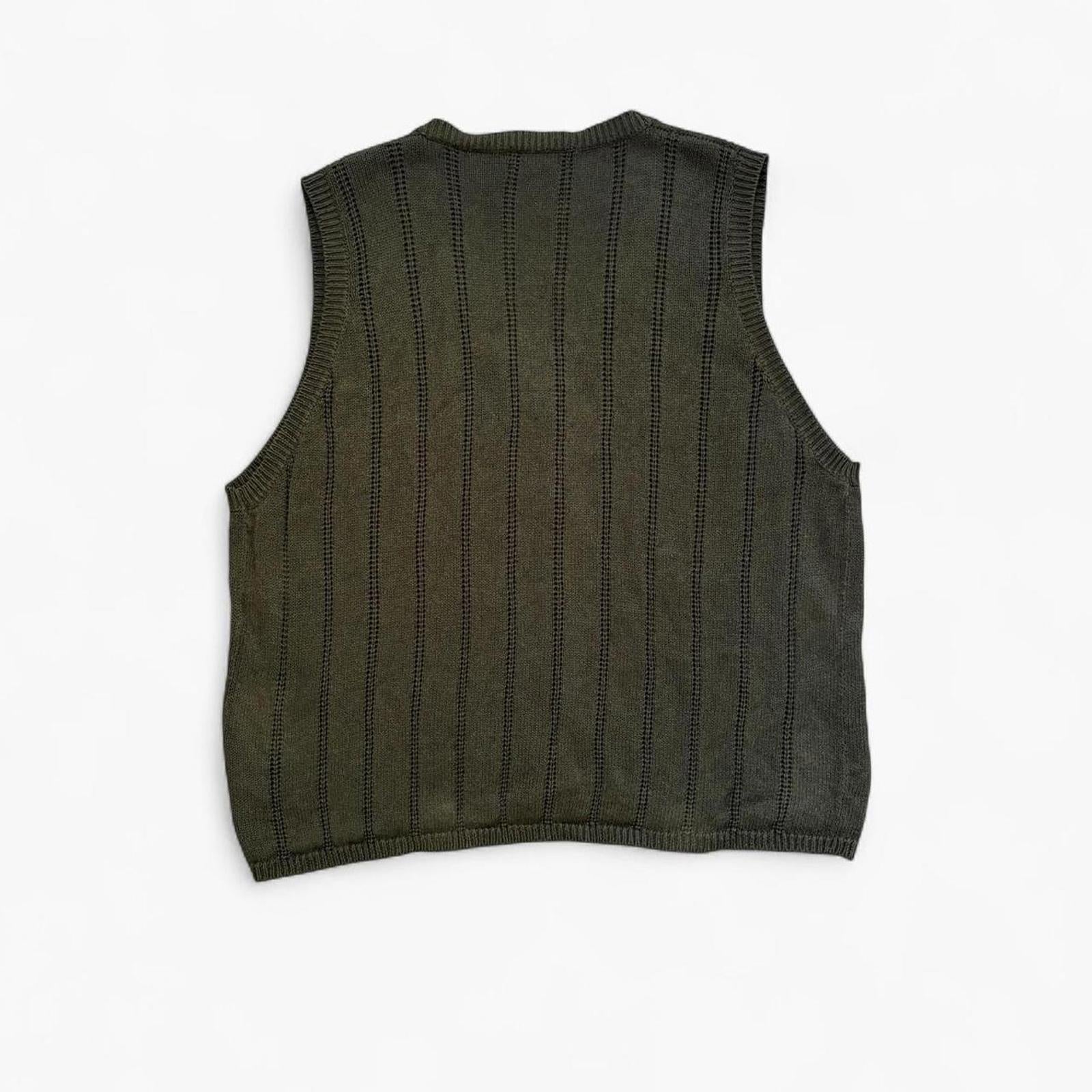 Vintage 1990’s L.L Bean Knitted Button Up Vest