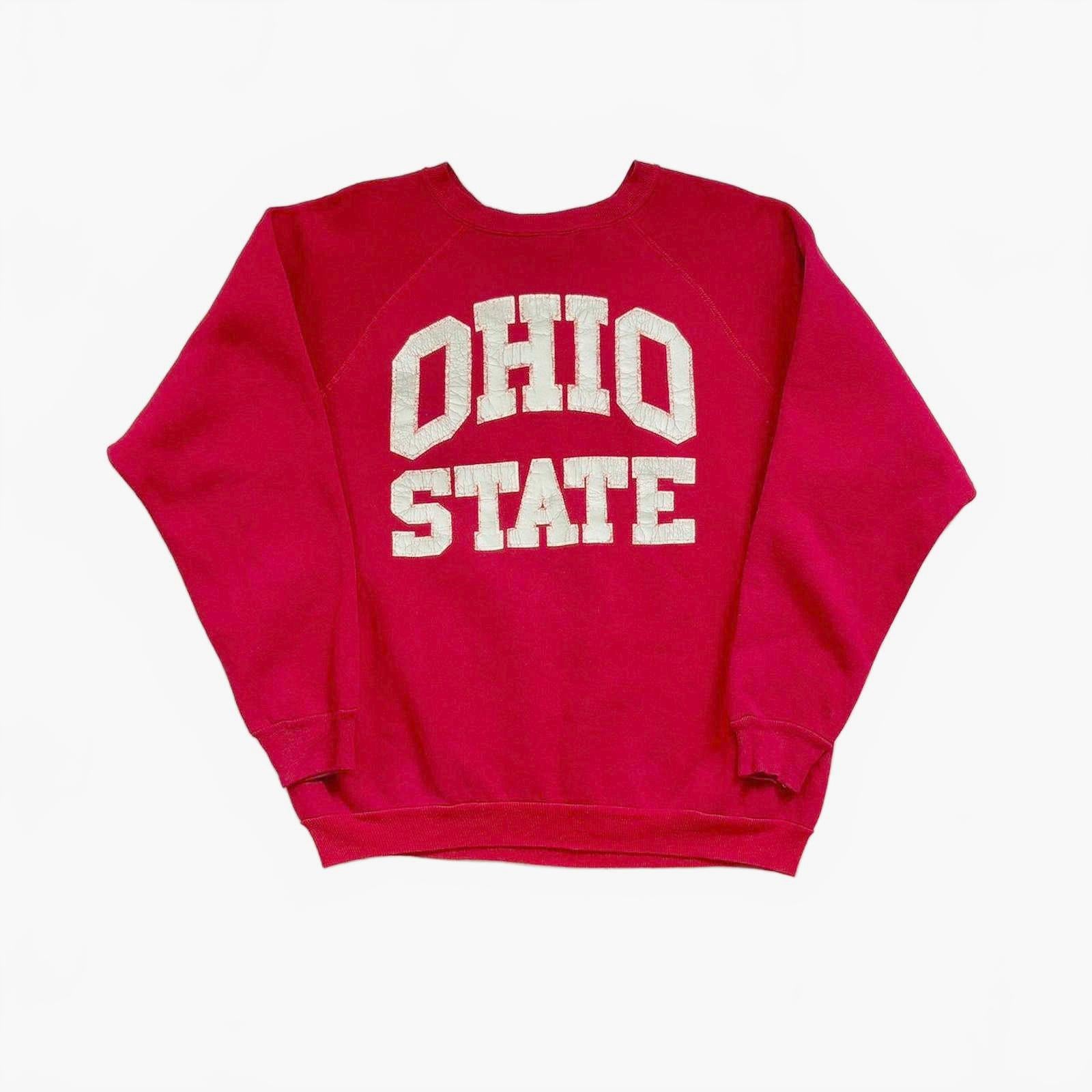 80s Ohio State Raglan Sweatshirt / L