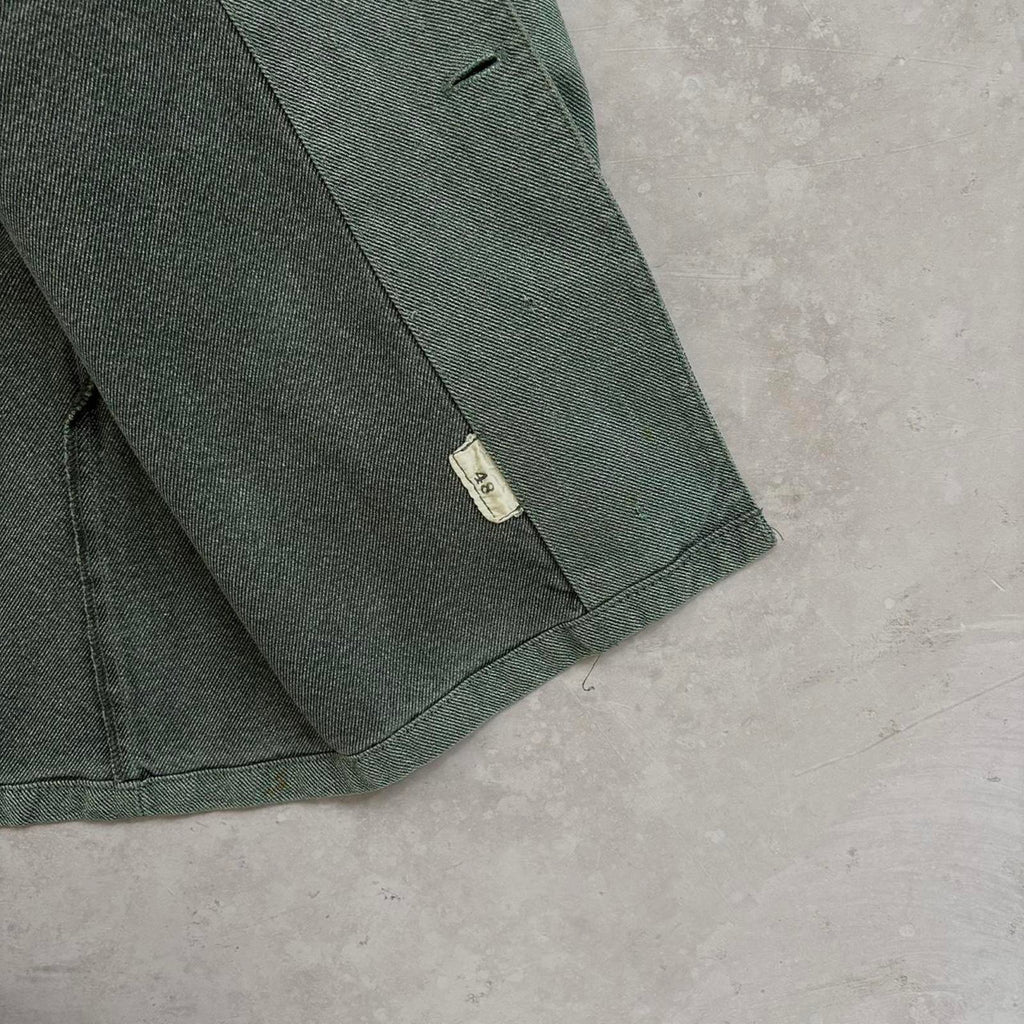 80s Swiss Army Denim Workwear Jacket / L