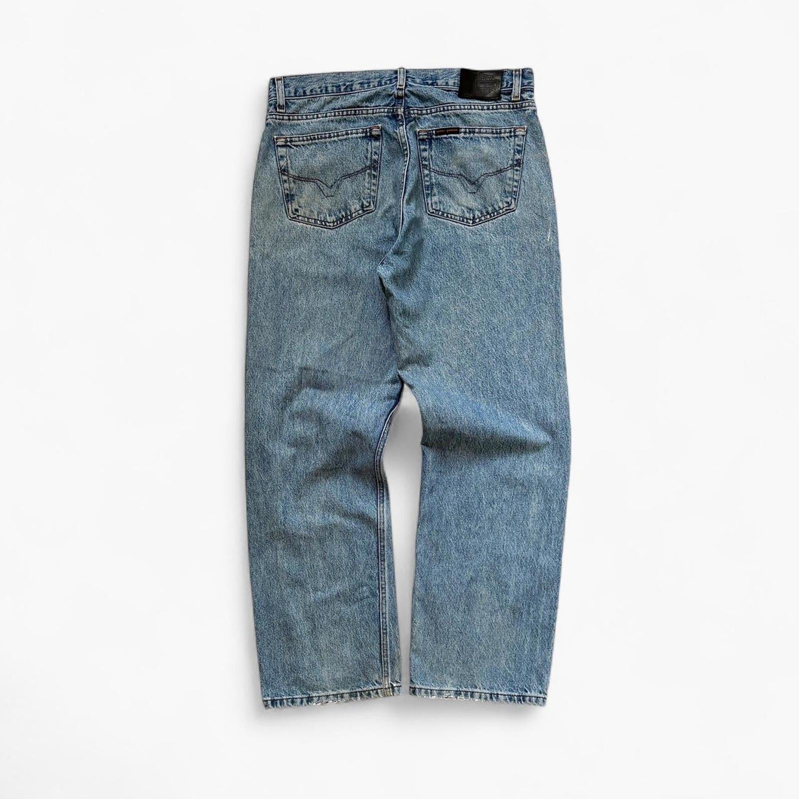 Vintage Harley Davidson Relaxed Fit Bootcut Jeans