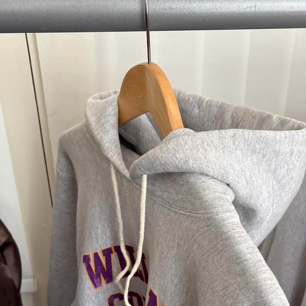 90s Reverse Weave College Hoodie / M