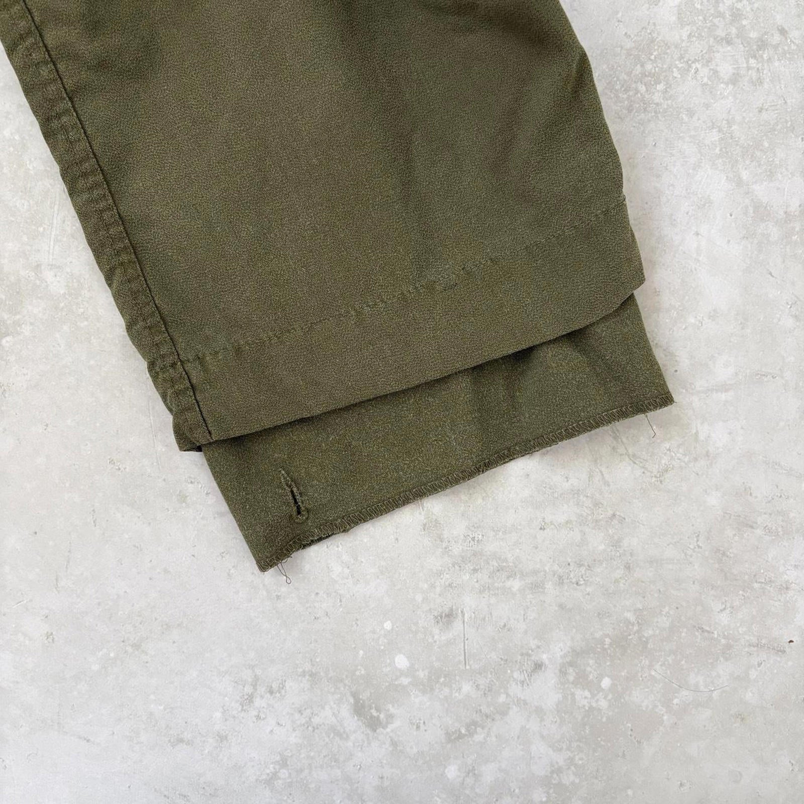 80s Canadian Army OG Combat Trousers / W30