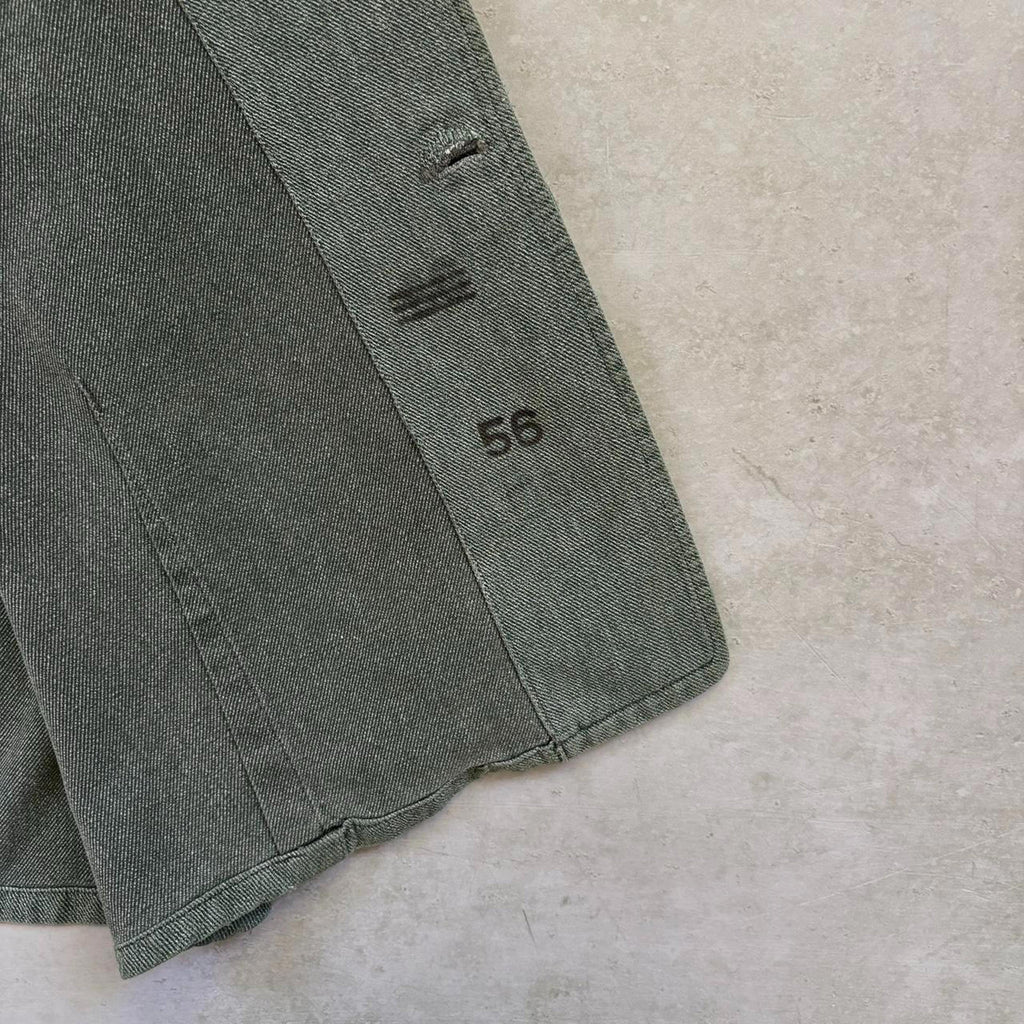 50s Swiss Army Denim Chore Jacket / XL