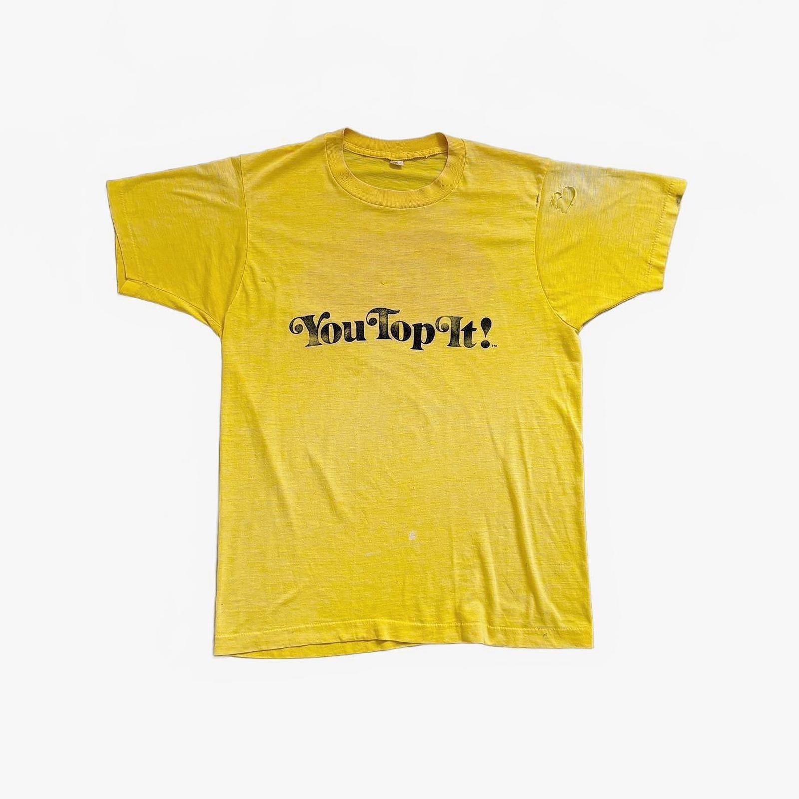 70s Jeno’s Pizza Thrashed Single Stitch T-Shirt / S