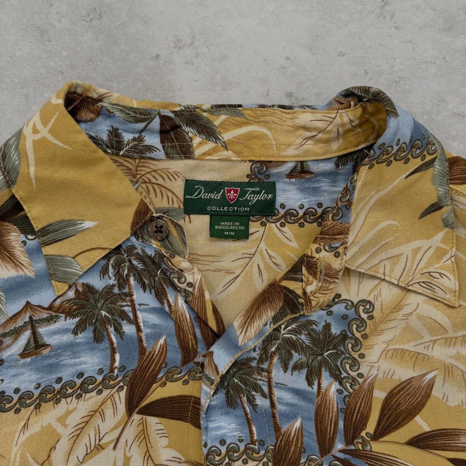 90s David Taylor Hawaiian Shirt / L