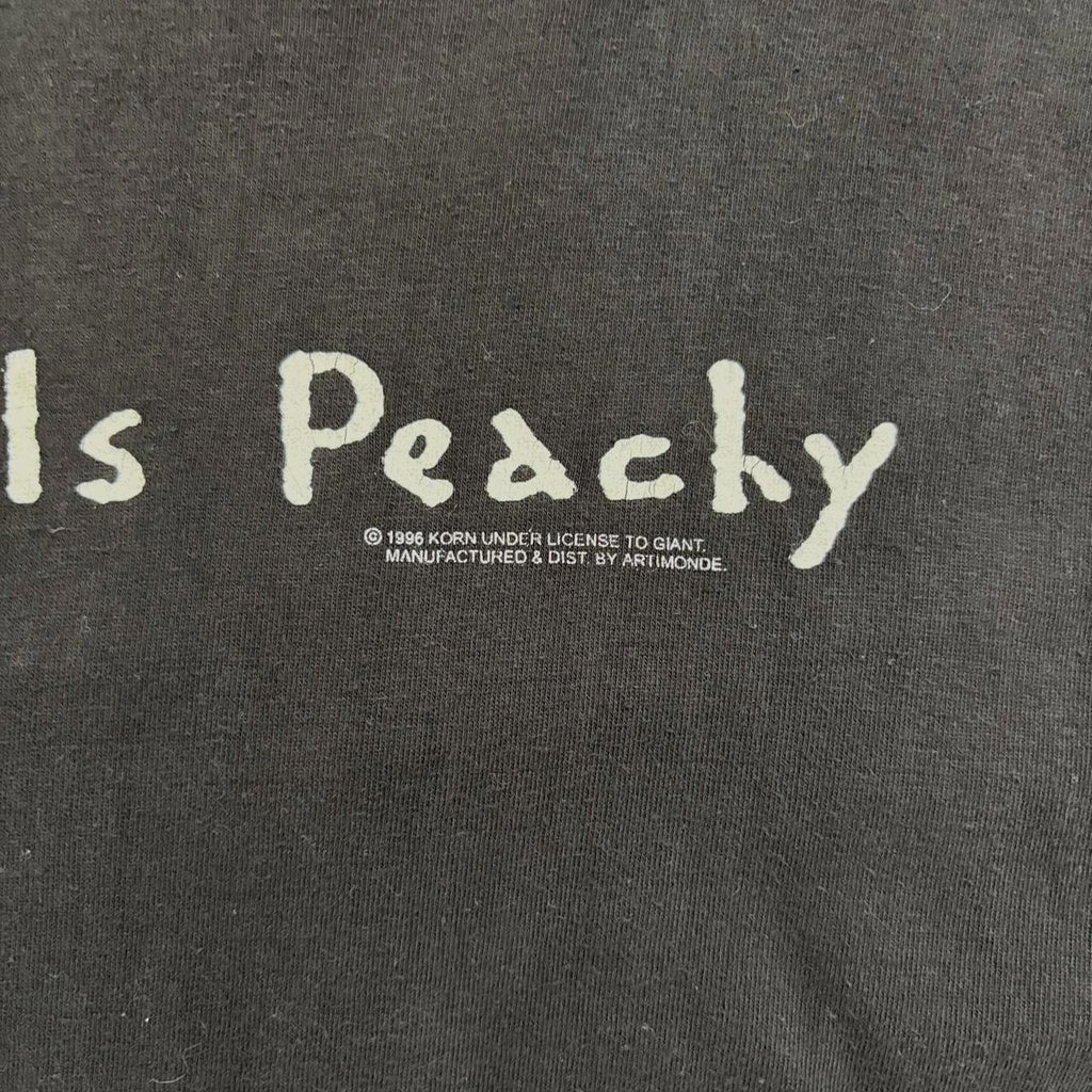 1996 Korn 'Life is Peachy' Tour T-Shirt / L
