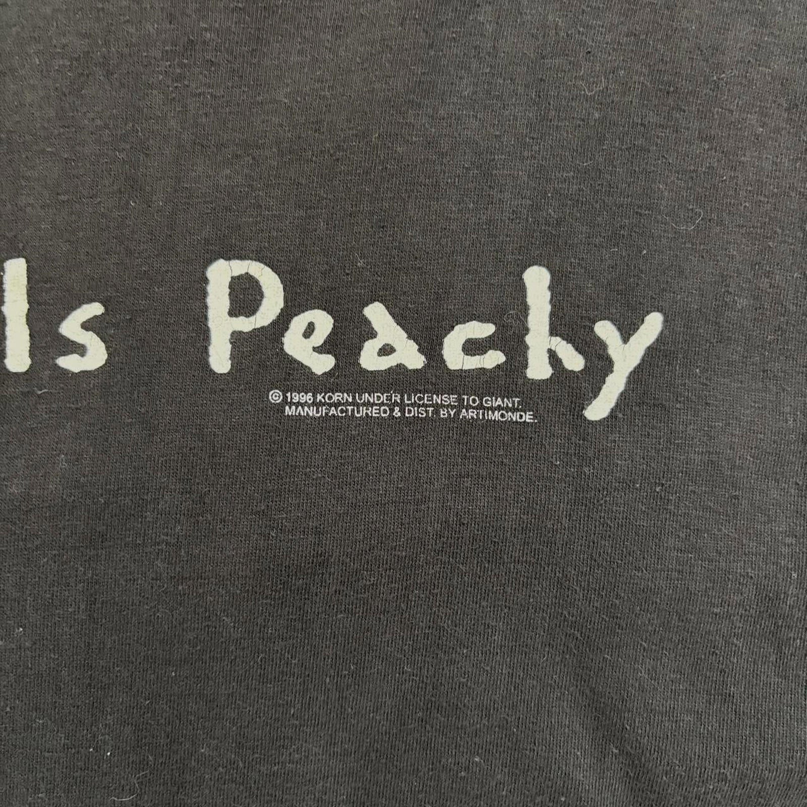 1996 Korn 'Life is Peachy' Tour T-Shirt / L