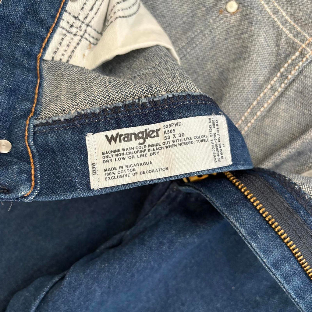 Vintage Wrangler Bootcut Distressed Jeans