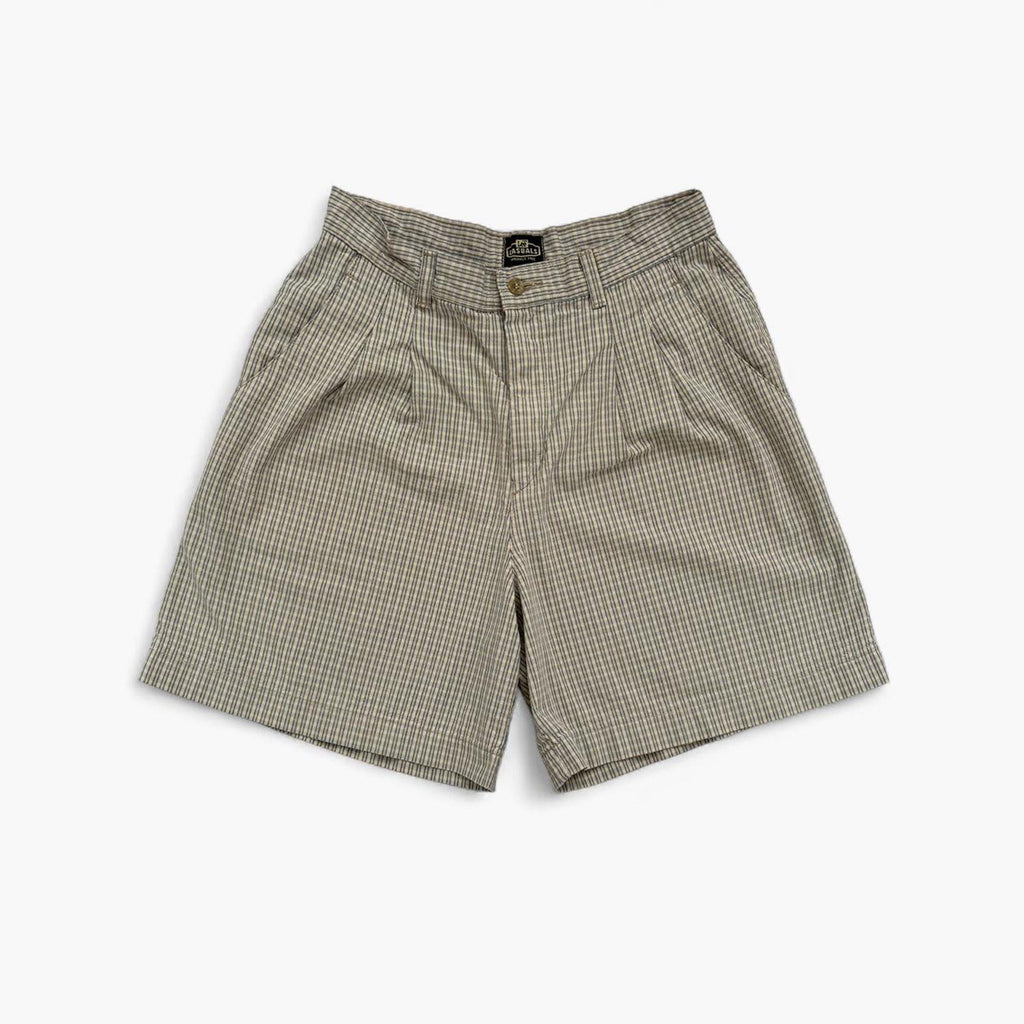 90s Lee Casuals Pleated Check Shorts