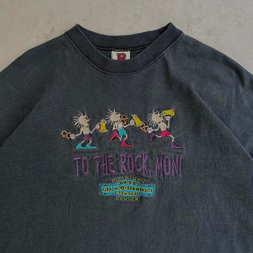 Vintage ‘To the Rock, Mon’ Faded T-Shirt