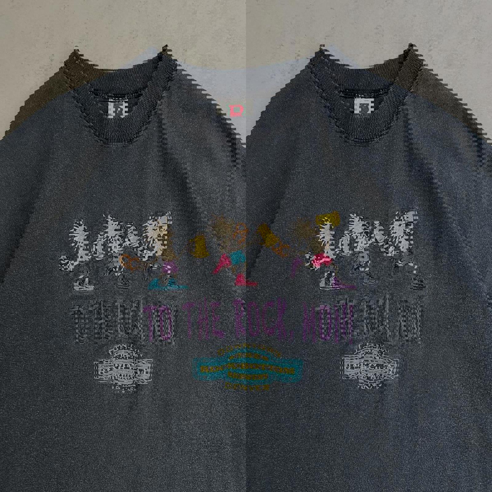 Vintage ‘To the Rock, Mon’ Faded T-Shirt