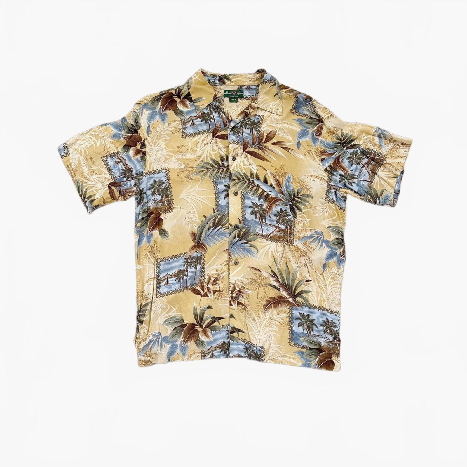90s David Taylor Hawaiian Shirt / L