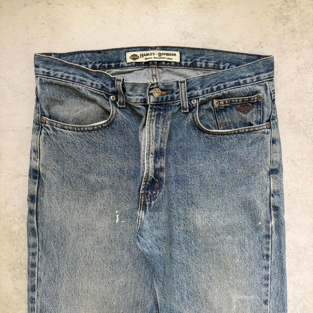 Vintage Harley Davidson Relaxed Fit Bootcut Jeans