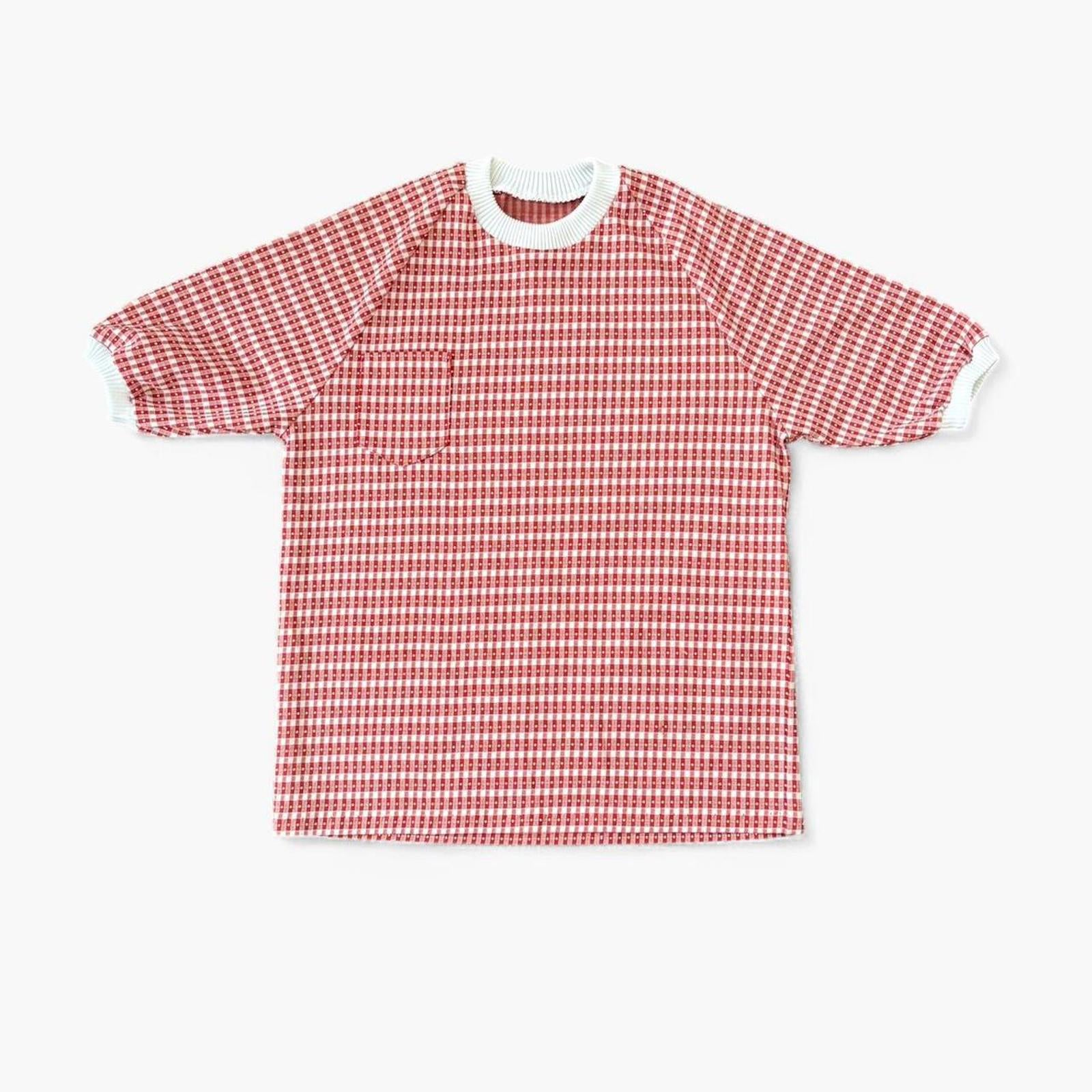 Vintage 1970’s Gingham Check Top