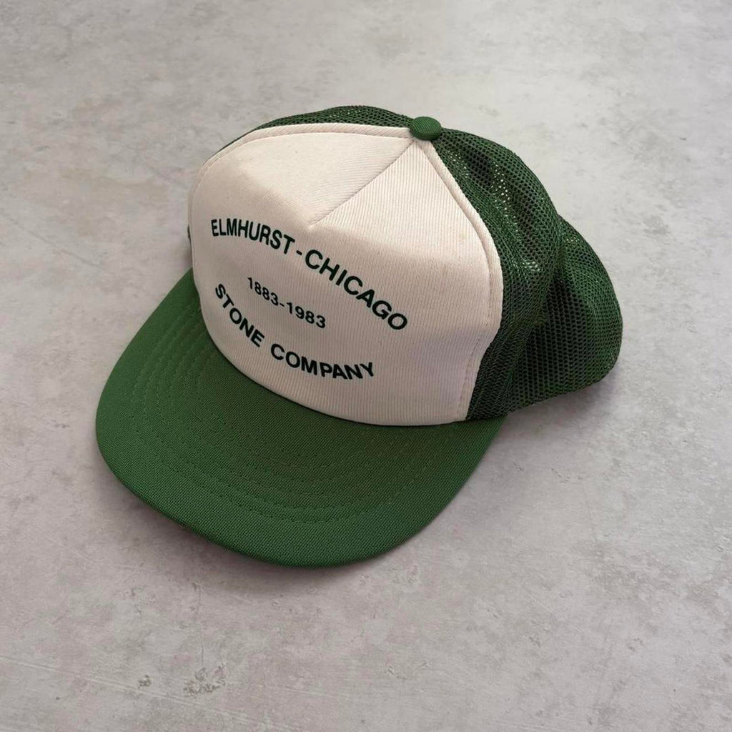 Vintage 1980’s Elmhurst Stone Company SnapBack Trucker Cap