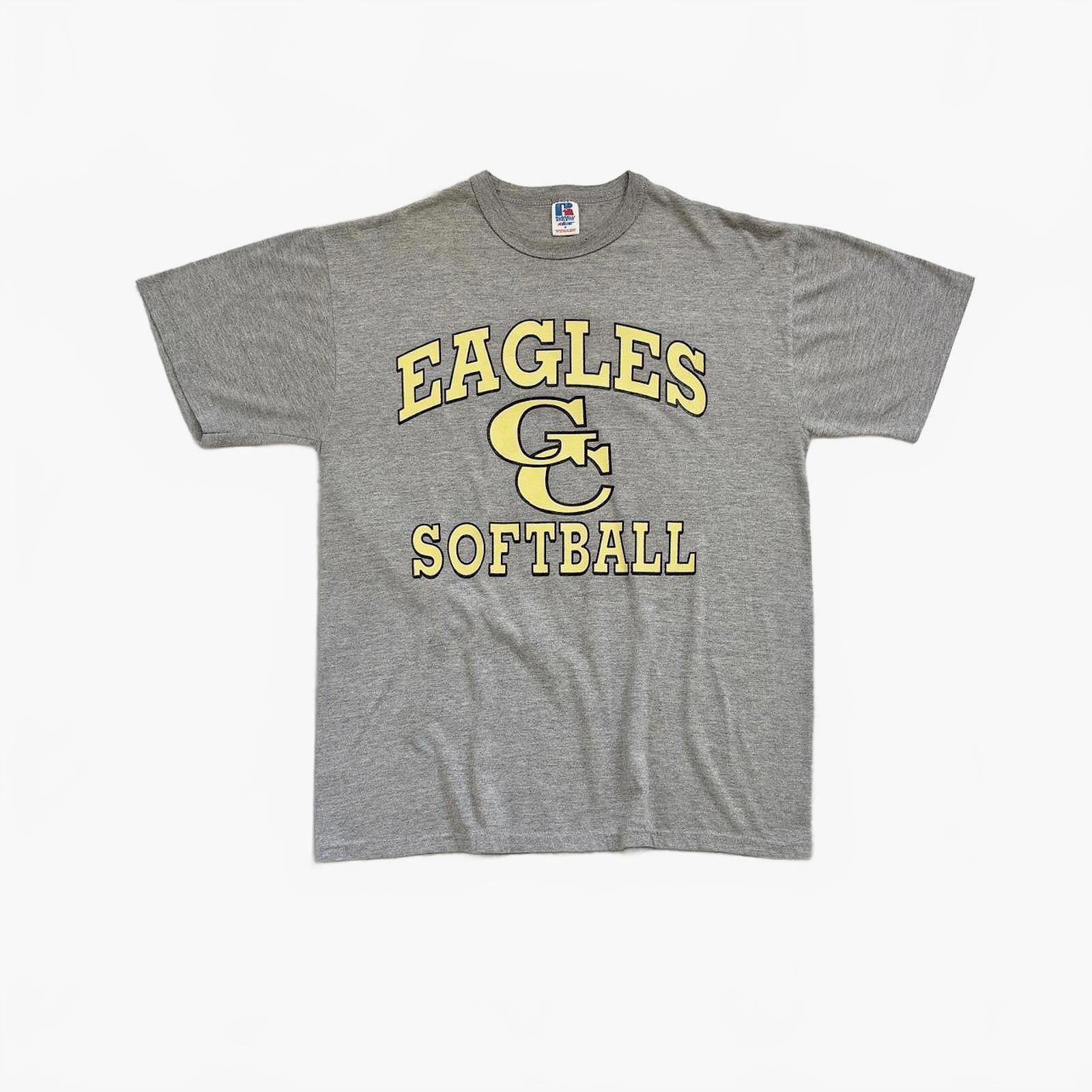 90s Russell Athletic GC Eagles Softball T-Shirt / M
