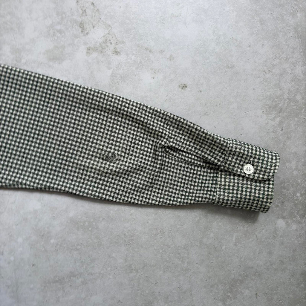 70s Van Heusen Double Identity Gingham Shirt / S