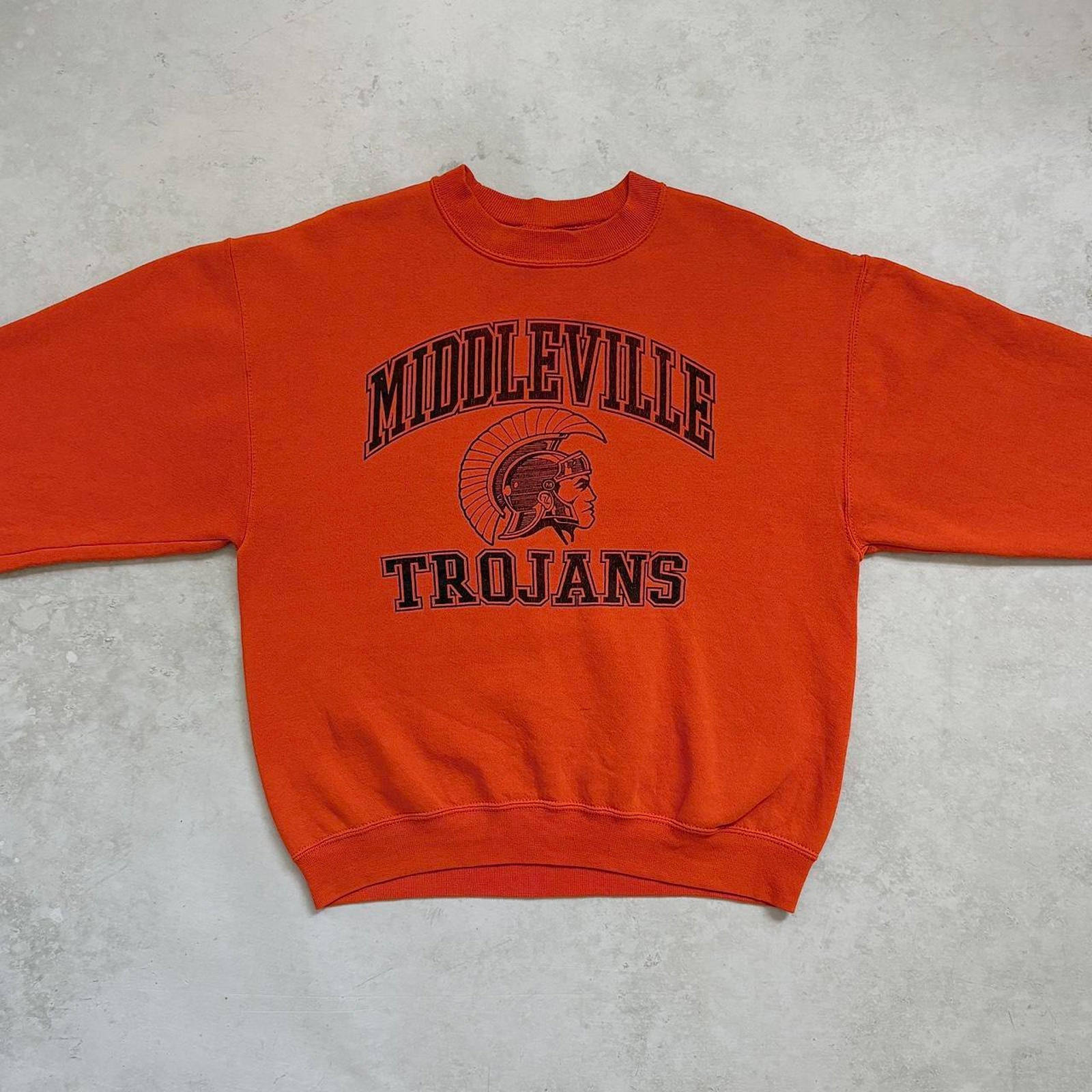 90s Middleville Trojans Sweatshirt / S