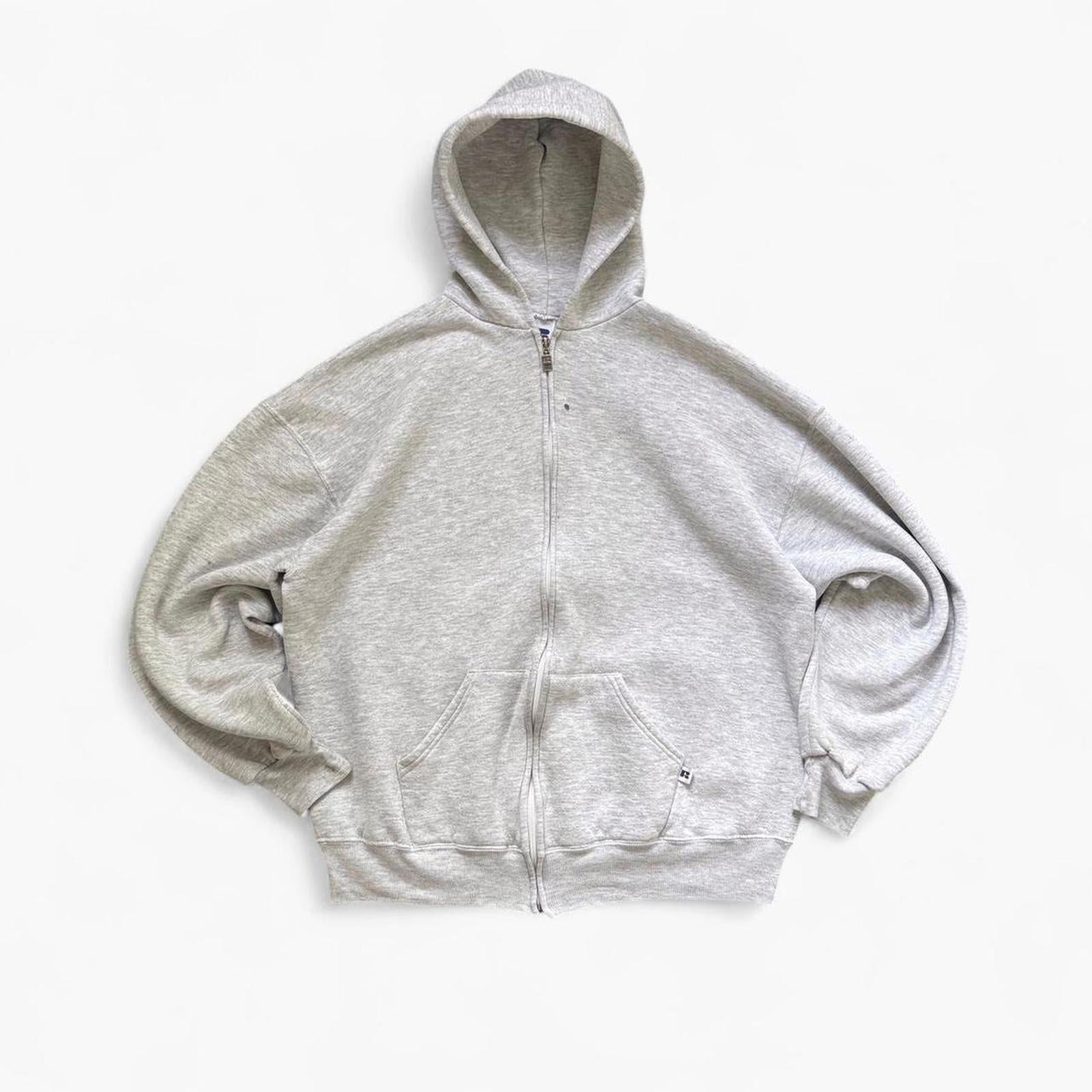 Vintage 1990’s Russell Athletic Blank Zip Up Hoodie