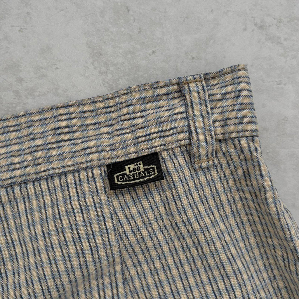 90s Lee Casuals Pleated Check Shorts