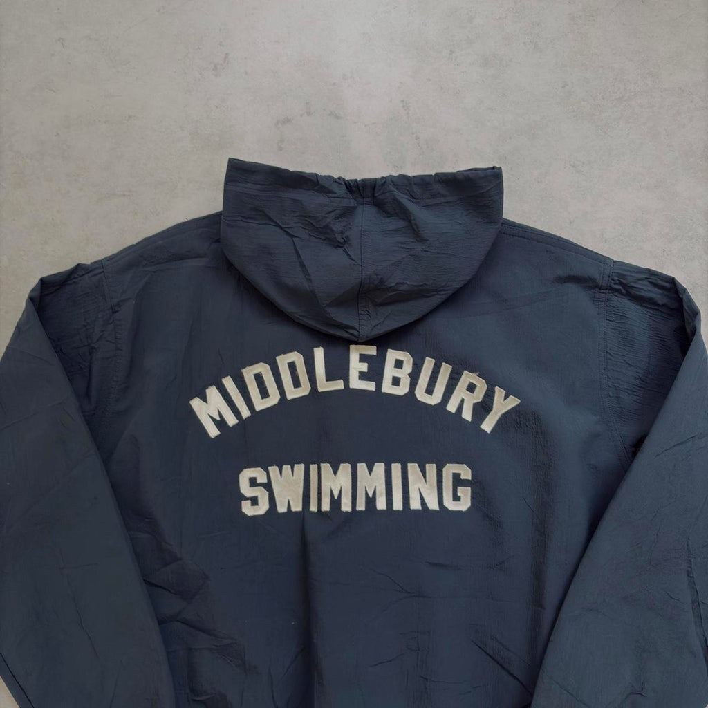 80s Middlebury College Hooded Windbreaker