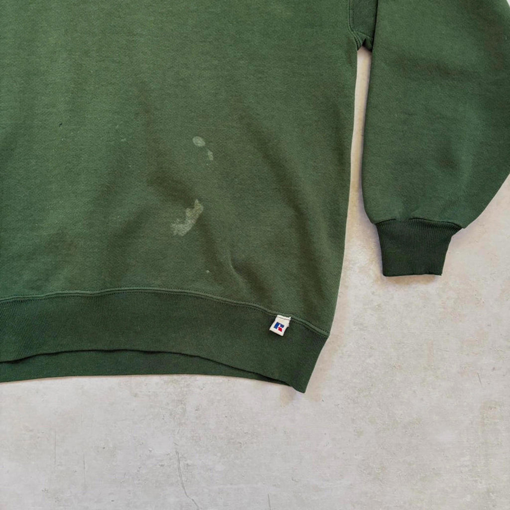 90s Thrashed Russell Athletic Blank Sweatshirt / L